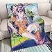 QTRT Les Sept péchés capitaux - Seated Diane 3D Imprimé Blanket Cartoon Anime Characters Doux en Peluche Flanelle Couverture Quilt Anime Fans Otaku Literie Cadeau
