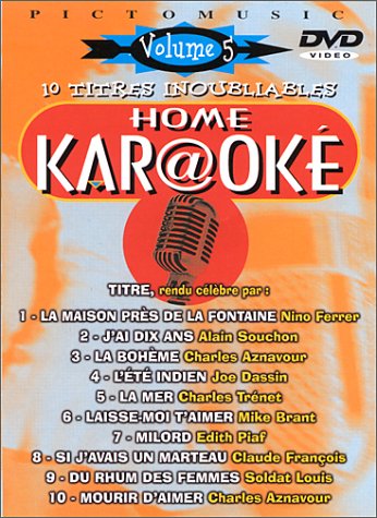 Home Kar@oké : 10 titres inoubliables - Vol.5 [DVD]