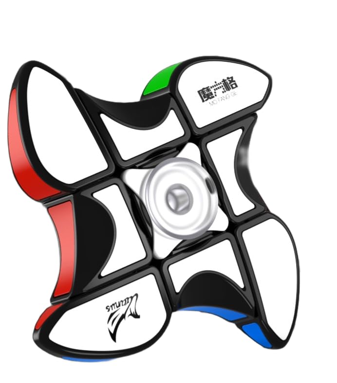 Ultimate 2-in-1 Fidget Spinner and Speed Cube – Portable 1x3x3 Puzzle for Stress Relief, Focus, and Cognitive Fun