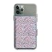ClarksZone Flip Card Holder for Apple Phone Sequin Glitter Wallet Case [3M Adhesive] Stick On Slim Credit Card ID Card Slot for Apple iPhone X,iPhone 8,iPhone 8 Plus,iPhone 7,iPhone 6s (Color Glitter)
