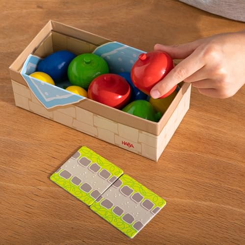 HABA Erster Obstgarten – Meine ersten Spiele: Brett- & Familienspiel rund um Farben und Formen, Holzspielzeug-Spieleklassiker für Kleinkinder ab 2 Jahren – 1004655001 – Bild 7