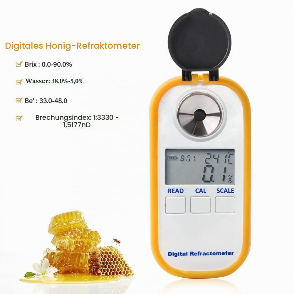 Messgerät DR301 Digitales Refraktometer, tragbar, Honig, digitales Refraktometer