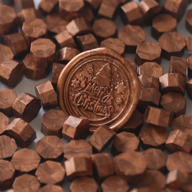 500g Monochrome Pearlescent Lacquer Wax Particles Octagonal Wax Grains DIY Hand Account Scrapbooking Sealing Tool-jintong