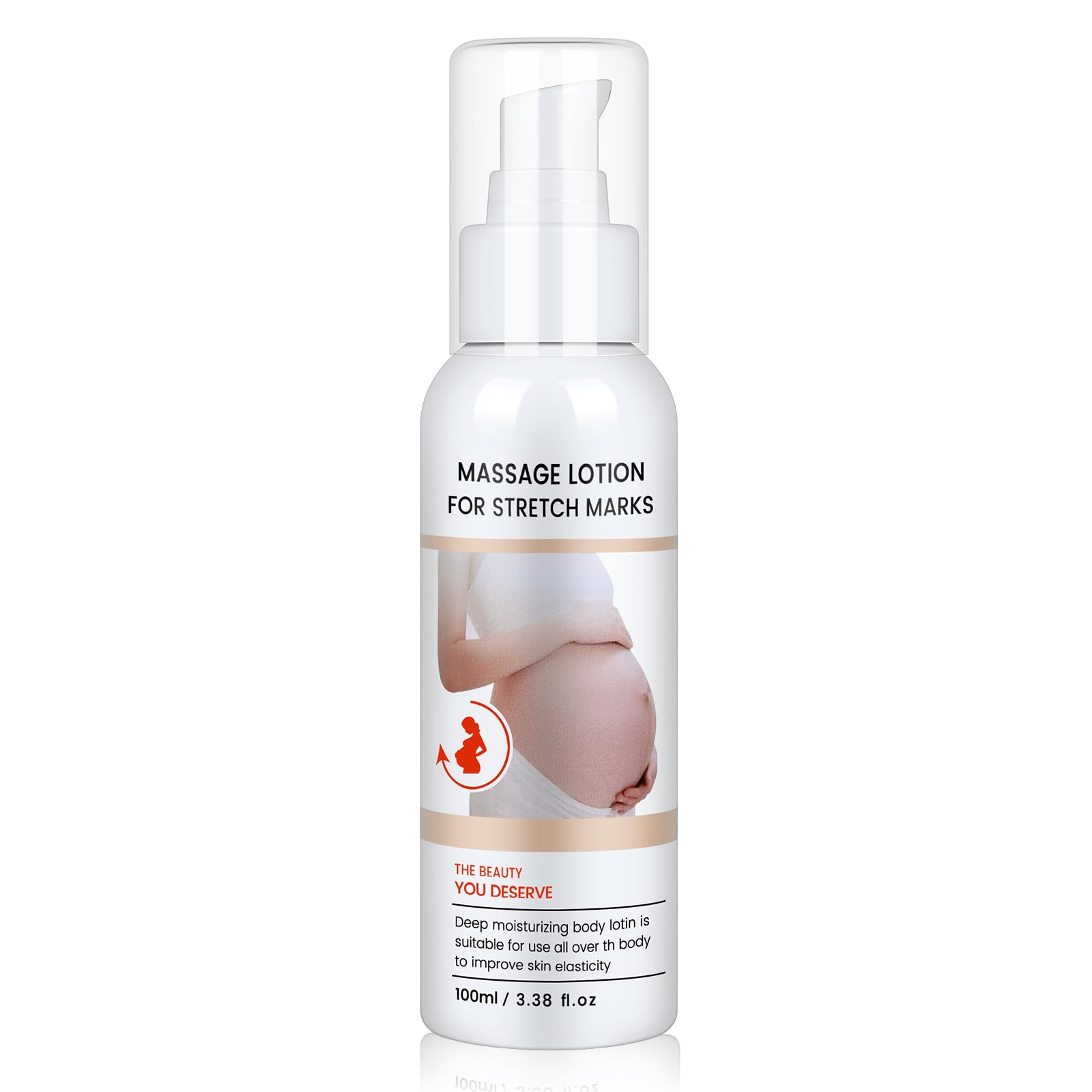 Stretch Mark Cream for Pregnancy - Brightening and Moisturizing with Collagen and Avocado Extract - Promotes Skin Elasticity and Fades Postpartum Stretch Marks - for Use on The Tummy, HIPS - 3.38 oz