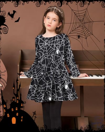 DDSOL Halloween Toddler Girl Clothing Set Long Sleeve Ruffle Tunic Tops+Leggings Outfit 2pcs Pant Sets2