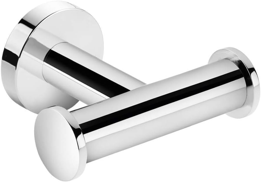 Pomdor - Colgador doble cromo kubic cool : Amazon.es: Hogar y ...