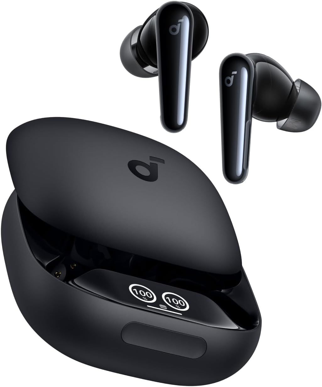 soundcore Liberty 4 Pro by Anker, Noise Cancelling Wireless Earbuds, 7-Sensor and Real-Time Adaptive Noise Cancelling, 2× Faster Charging, Studio-Level Hi-Fi Music, Clear Calls with 6 Mics and AI