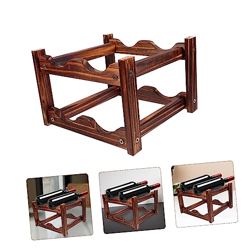 Soporte para botellas de vino de plástico decorativo miniatura 5