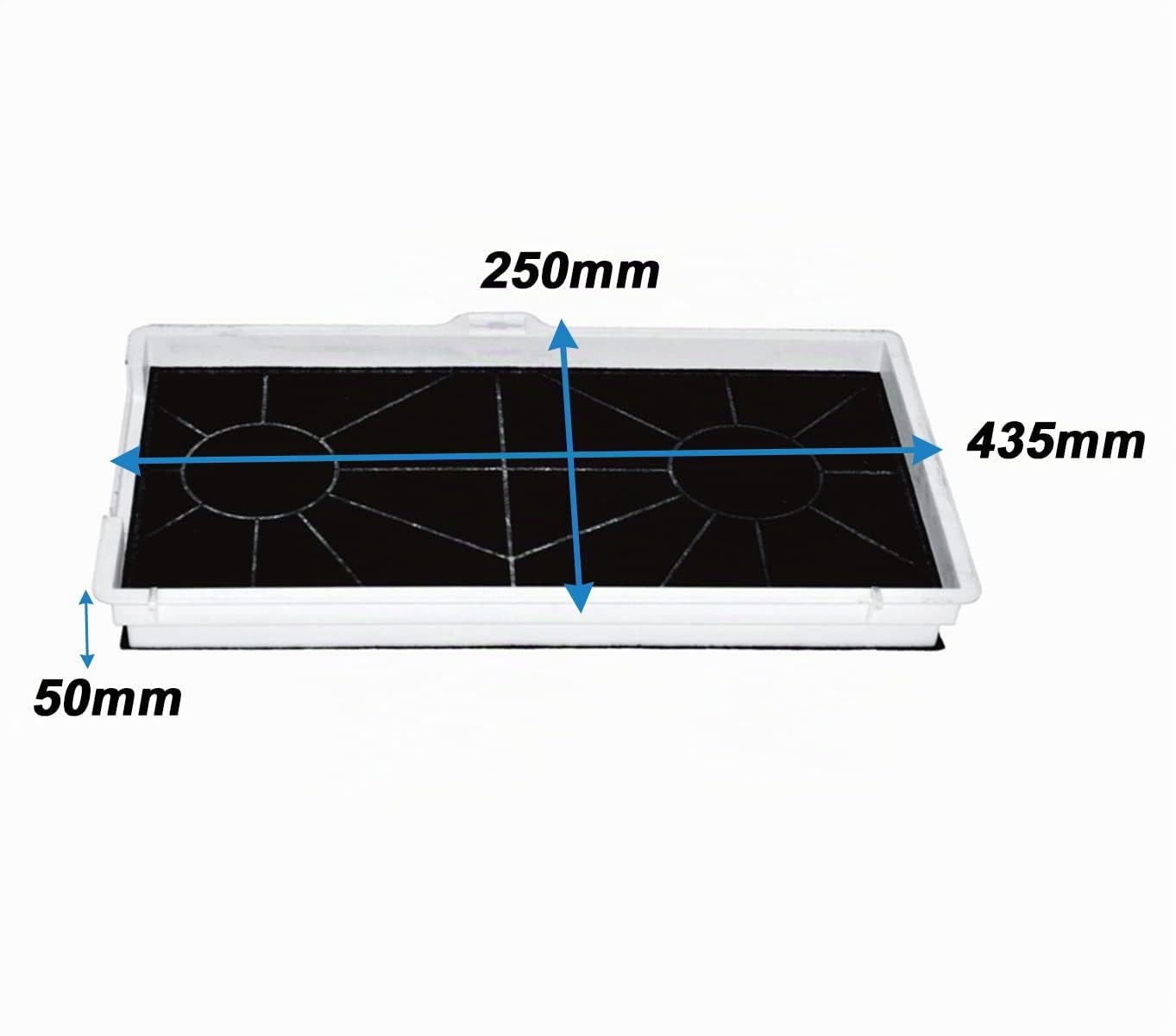 EVAYP/Aktivkohlefilter / 461422 00461422 465577 CZ5155X0 DHZ7305 LZ73050 Z5155X0 / Passend für Bosch Siemens Balay Gaggenau Constructa/für Küchenhauben, Dunstabzugshauben
