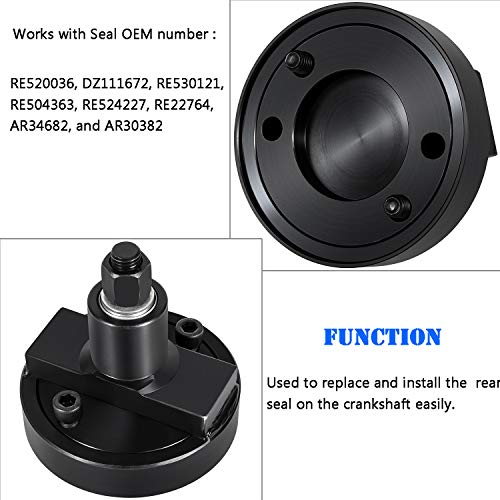 Crankshaft Rear Main Seal Wear Sleeve Installer Tool Replace Jdg476 Jdg477 Jdg478 For John Deere 4000, 4010, 4020, 4040, 4230, 6404, 6466, 6076 7.6L #TOP3