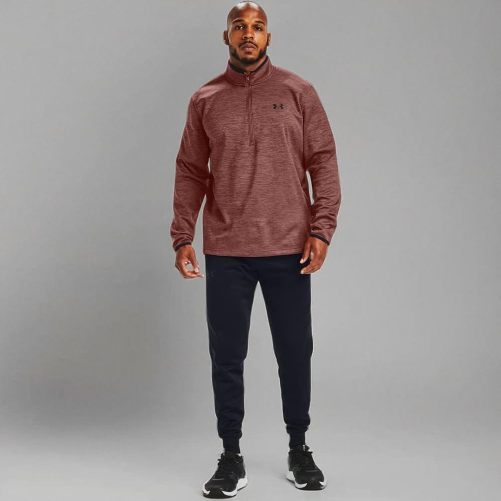 Under Armour Men's Armour Fleece 1/2 Zip T-Shirt - Image 7