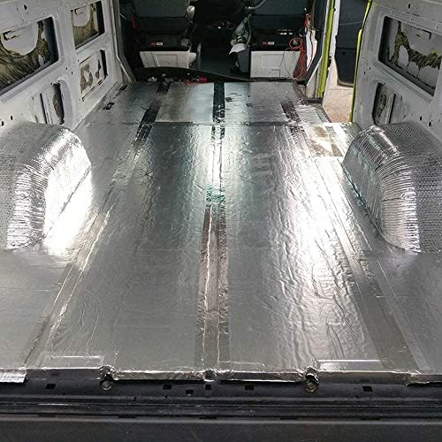 Aislante térmico reflexivo autoadhesivo 5mm de aluminio para coches y trasteros 5