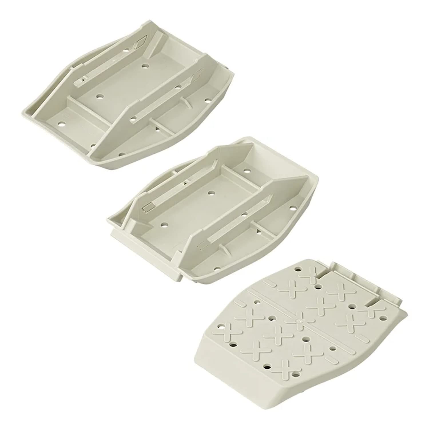 ProPlus 4 plaques de Support par Exemple pour Poteau d'angle, Support de Caravane, Support de Caravane