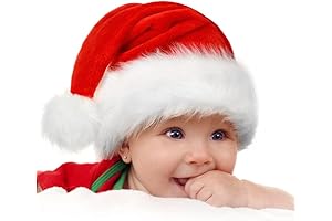 BOSONER Baby Santa Hat: Picture-Perfect Holiday Headwear for Your Little One!