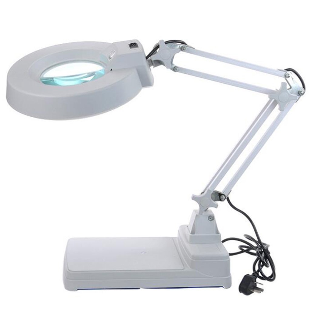 Buy Desktop Magnifier Lamp with LED Light LED Magnifying Lamp Folding