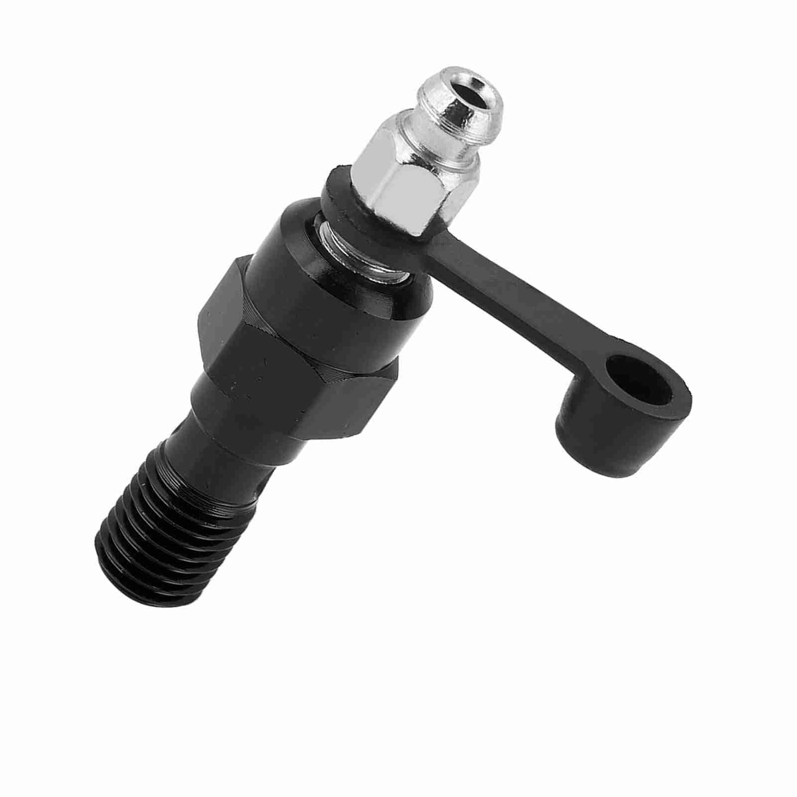 VOBOR M10x1.0mm Vite di spurgo pinza freno moto Capezzolo Bullone banjo Tappo antipolvere nero per universale (Nera)