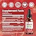 Zeolite Detox Liquid Drops with B12, D3 & Vitamin C – Pure Body Cleanse Support for Heavy Metals, Natural Zeolite Formula, Strawberry Watermelon Flavor, 60ml