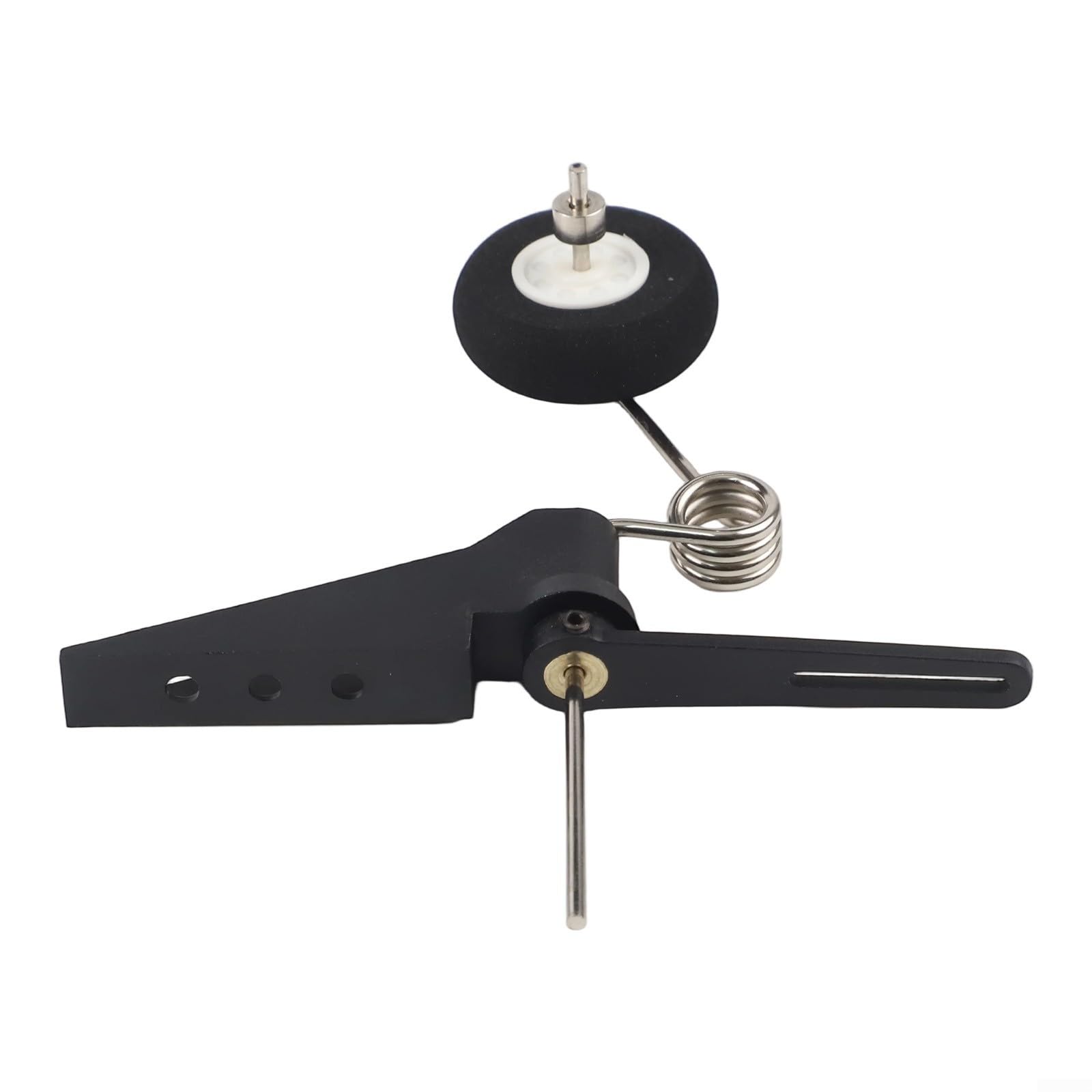 Conjunto de soporte de rueda trasera de avión RC para modelos de ala fija de tamaño 60-120 - Plástico ligero+metal+esponja tren de aterrizaje con apertura de 30 mm, 70 mm