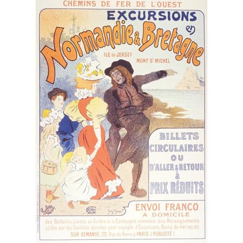 Poster imprimé roulé Excursions haute définition, impression dart 76x101cm