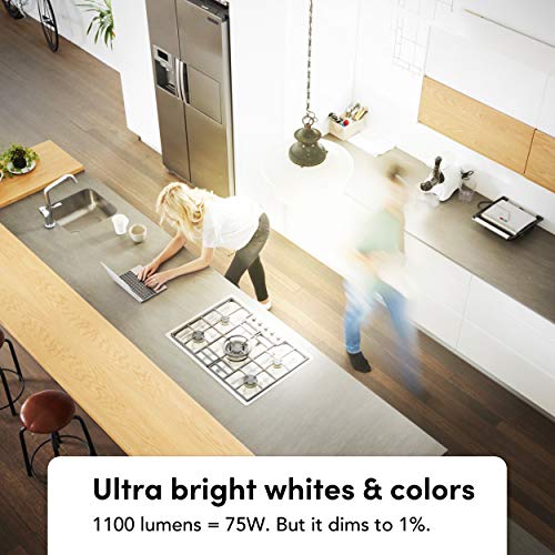 LIFX-Color-A19-1100-lumens-Wi-Fi-Smart-LED-Light-Bulb-Billions-of-Colors-and-Whites-No-bridge-required-Works-with-Alexa-Hey-Google-HomeKit-and-Siri-Multicolor