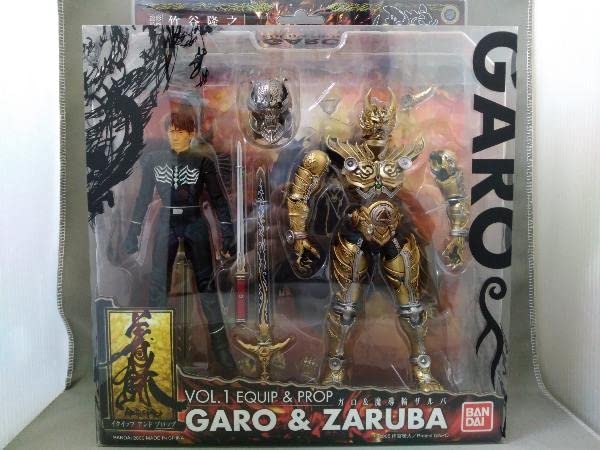 牙狼 GARO イクイップ&プロップ VOL.1 ガロ&魔導輪ザルバ 魔戒可動 Amazon | 牙狼 フィギュア／ガロ&魔導輪ザルバ イクイップ&プロップ