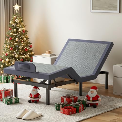 ONBRILL Twin Adjustable Bed Frame with Wireless Remote, Electric...