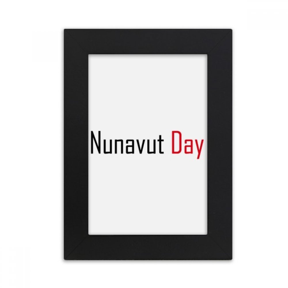 Cadre Photo Canada Nunavut Multicolor 5X7 Pouces : Le Cadeau Souvenir Idéal pour Bureau