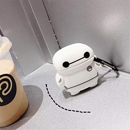 Lupct Cartoon Case For Airpod 2Nd 1St Cover Cases Cute Funny Fashion Cool Design For Boys Teen Girls Men Girly Kids Fun Unique Character 3D Kawaii Pretty For Airpods 2 Air Pods 1 (Big White) #TOP5
