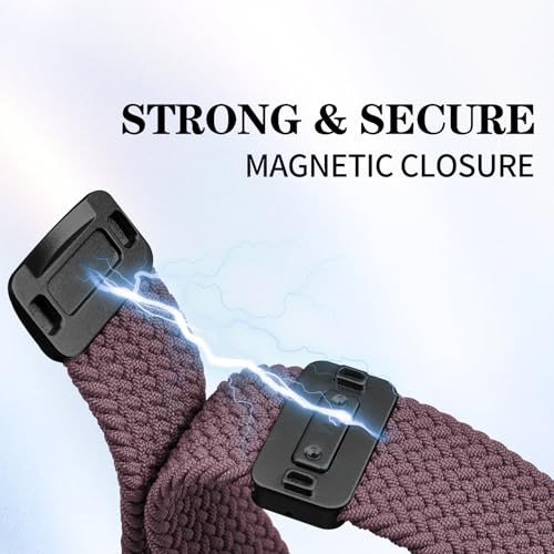 Correa de Nylon Trenzado Magnética 22mm para Garmin miniatura 2