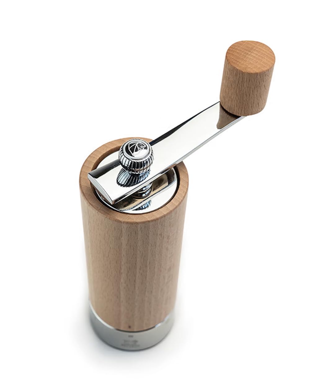 PEUGEOT - Moulin à Sel Isen u'Select 18 cm - 6 Réglages De Moutures Prédéfinies - Innovation Sel Glace, Mécanisme Zirlion - En Bois de Hêtre Naturel PEFC et Inox - Fabrication Française