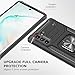 YmhxcY Galaxy Note 10 5G Case with 3D Curved Screen Protector, Armor Grade Case with Rotating Holder Kickstand Non-Slip Hybrid Rugged Phone Case for Galaxy Note 10-KK Black