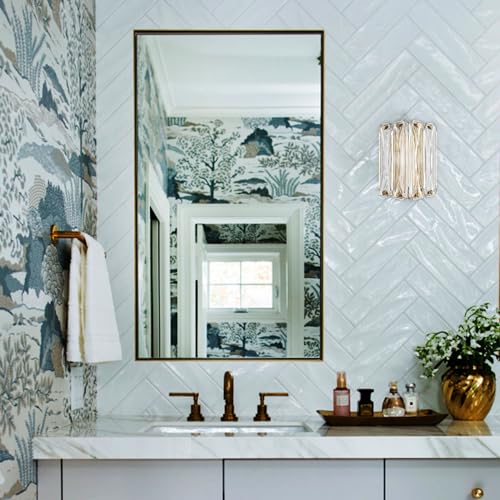 Image of Modern Crystal Wall Sconce Light Fixture 2-Light Gold Sconces Wall Lighting Indoor for Resturant Hallway Bedroom Living Room