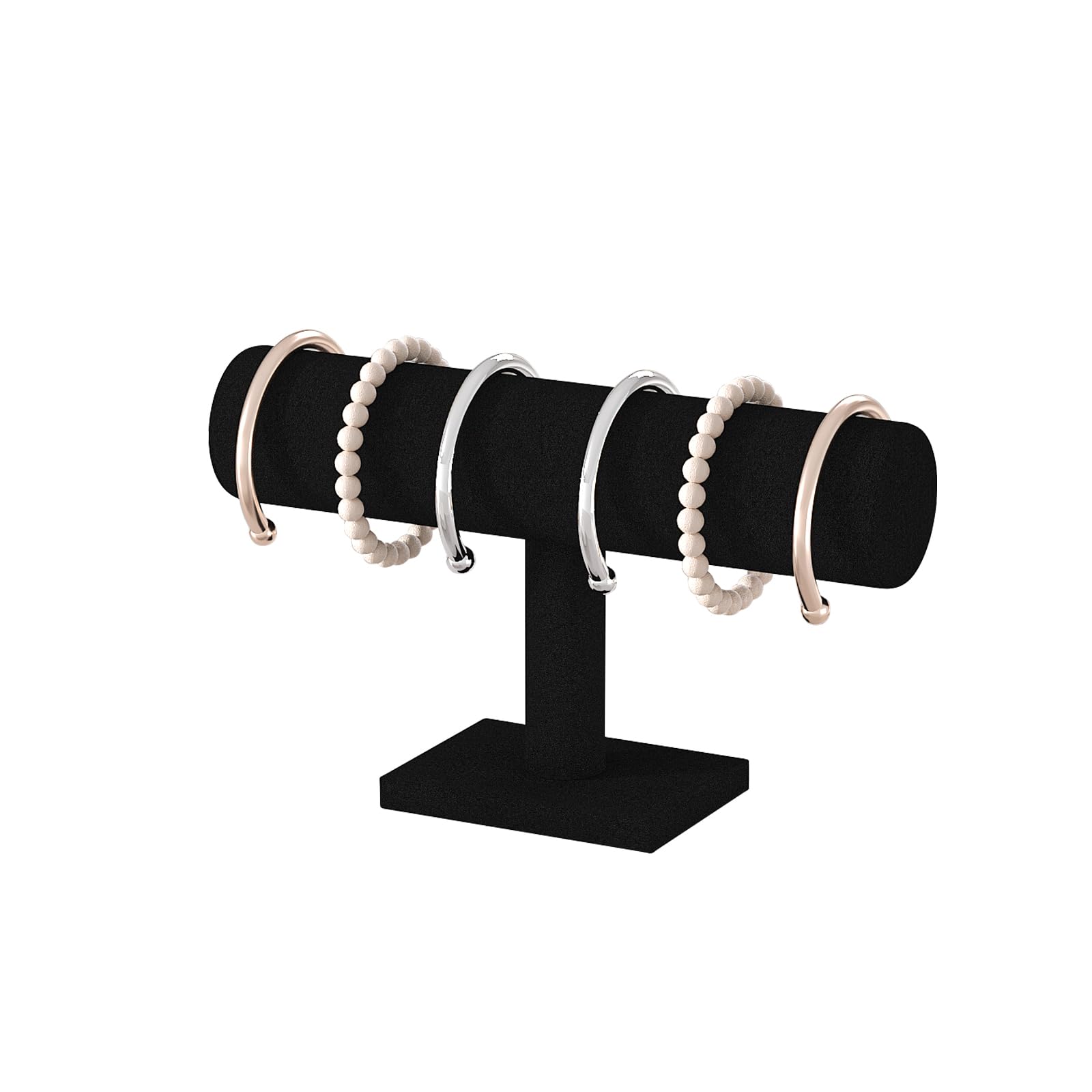 LongMen Bracelet Holder,Bracelet Organizer for Selling,Bracelet Organizer for Women,Jewelry Business Supplies (Black, 1 Tier)