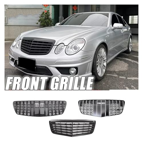 Calandre W211 style GTR argent pour Benz Classe E 2003-2006 - 2