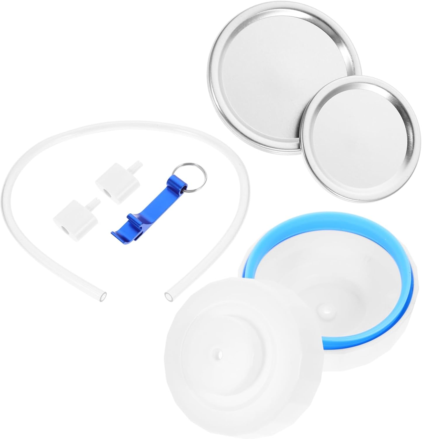Jar Lids Wide Mouth Sealing Jar Tool Xmas Stainless Steel Plastic
