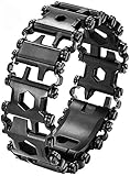 0M0DZH Survival Multitools Silver Bracelet for Men,29 in 1 Stainless Steel Multifunction Bracelet...