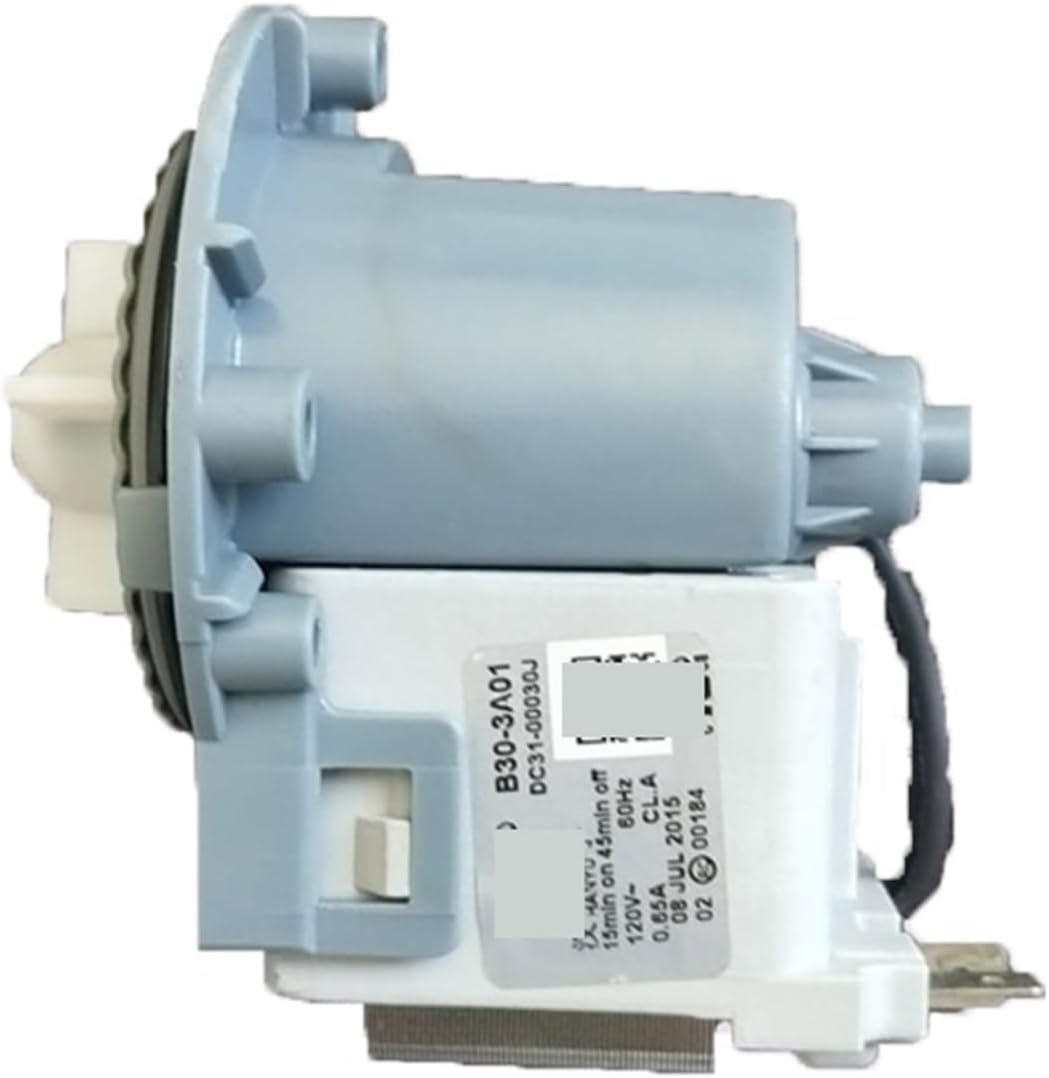 Drain Pump Motor B30-3A01 DC31-00030J 120V 60Hz Drainage Motor, Compatible For Swan, Compatible For Haier, Compatible For LG Washing Machine Parts