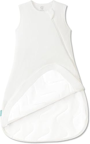 Vista 13 de PurComfy Saco de dormir súper suave 1.0 TOG, Saco de dormir premium de viscosa de bambú para bebé con cremallera de 2 vías, Manta vestible para bebé