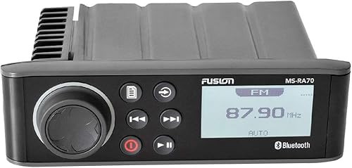 Vista 2 de Fusion MS-RA70 Estéreo con 4x50W AM/FM/Bluetooth 2-Zone USB Control inalámbrico para Fusion Link App