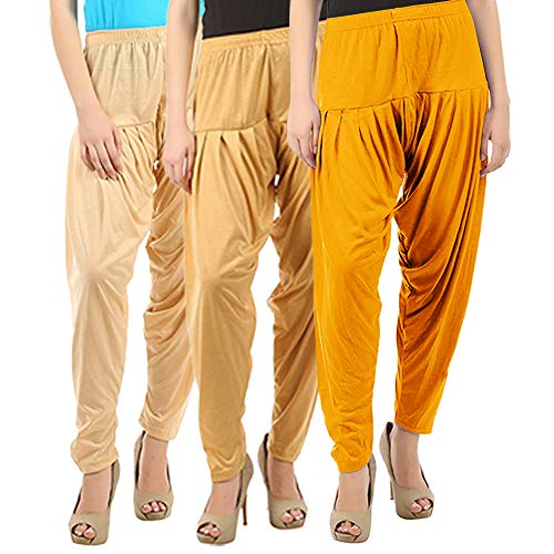 Image of Buy That Trendz Patiala Salwar for Women Relaxed Fit Viscose Patiyala Salwar Harem Bottom Pants