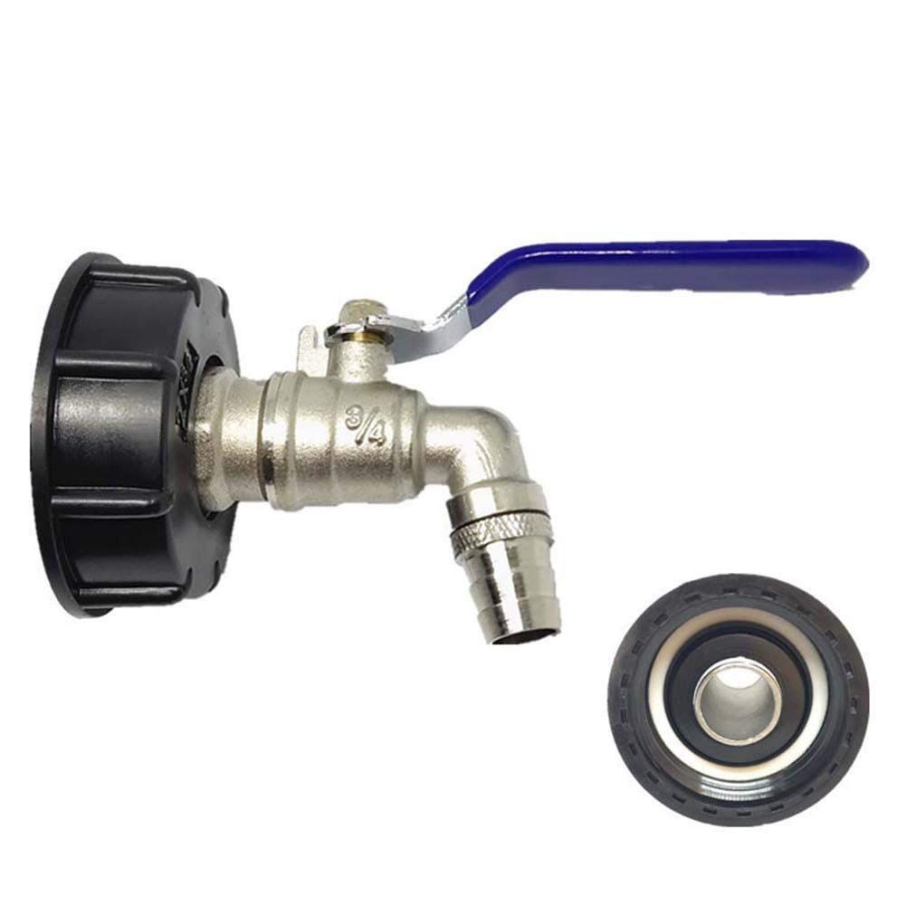 Do złączy domowych do ogrodu Irr 3/4 Cal adapter Adapter kran drut IBC Adapter zbiornika wymiana kranu złączka montażowa zawór (A)