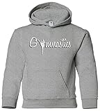 Threadrock Big Girls' Gymnastics Youth Hoodie Sweatshirt