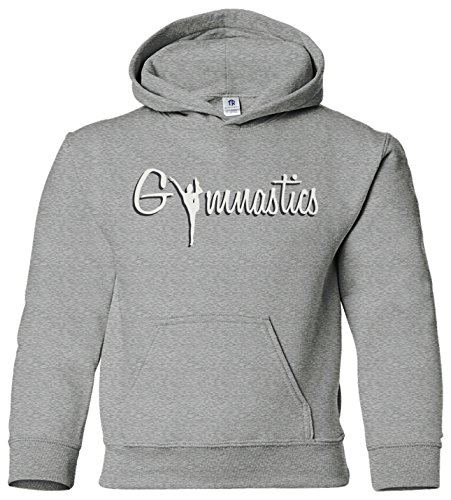 Threadrock Big Girls' Gymnastics Youth Hoodie Sweatshirt
