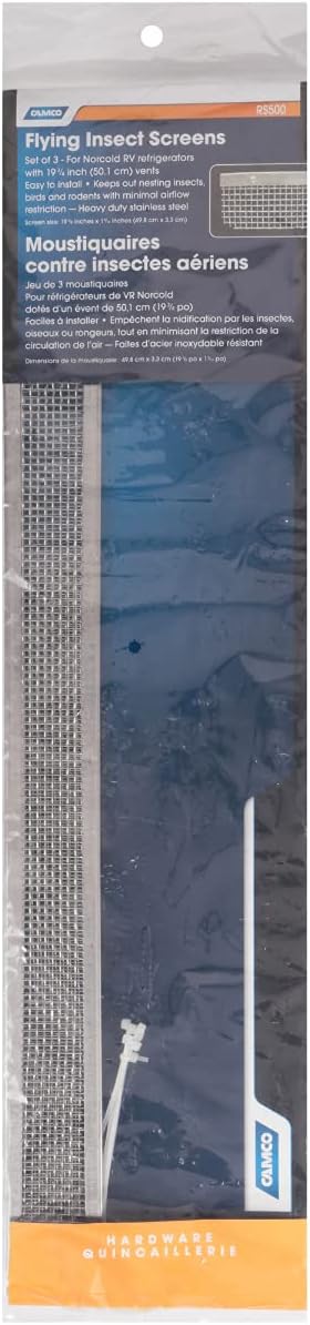 Camco 42148 Flying Insect Screen - RS 500,19.75" X 1.3"