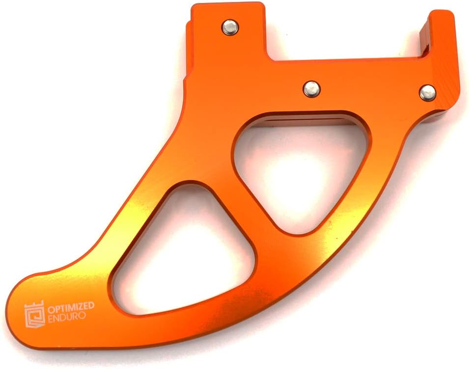Optimized Enduro - Rear Brake Disc Guard for KTM SX SXF XC XCF EXC EXCF XCW XCFW 125 150 250 300 350 450 500 2004-2023 (Orange)