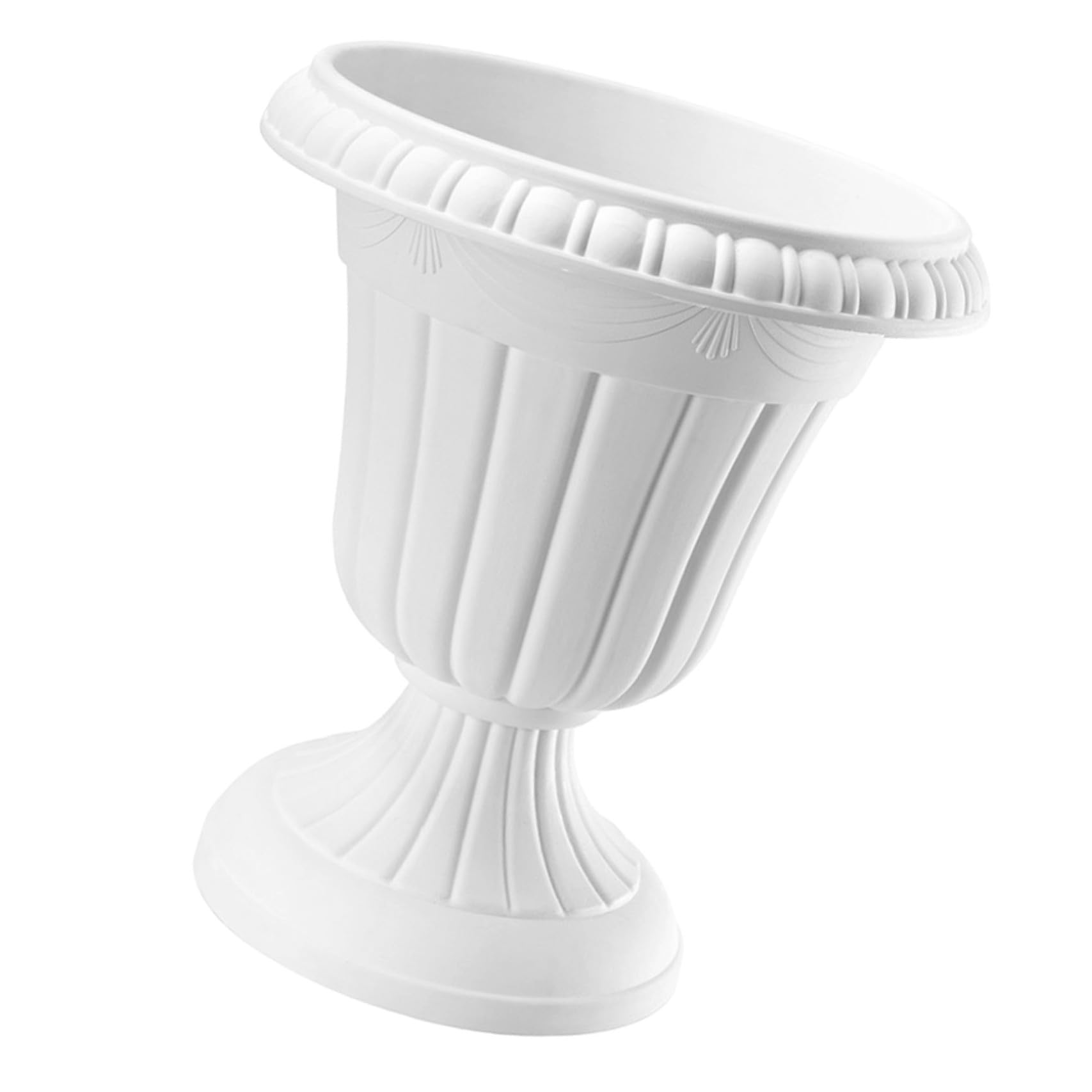 Jardinière décorative en plastique 25 cm Mikikit pot de fleurs romain