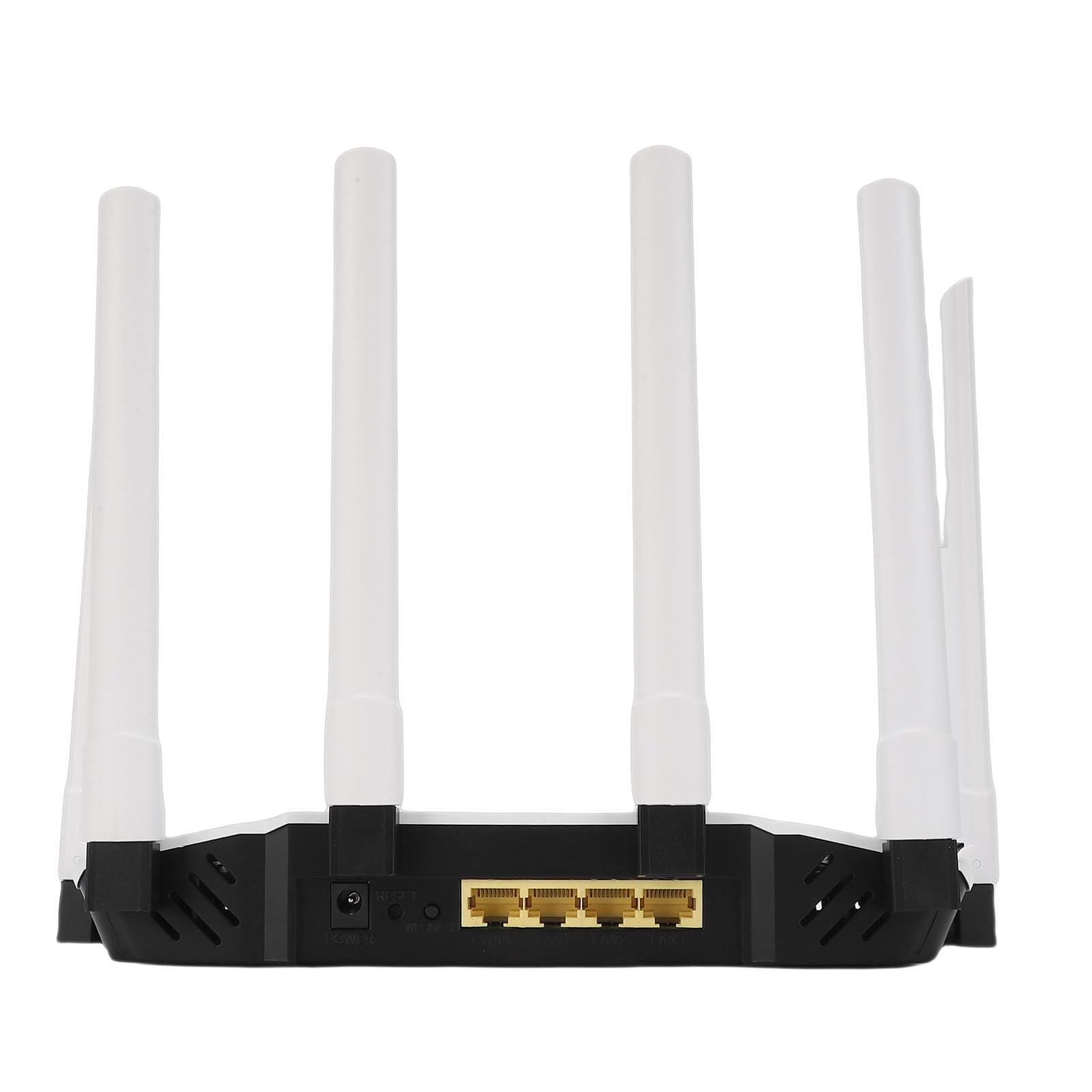 FILFEEL Router WiFi 6 Dual Band con Supporto Mesh Processore Quad-.7GHz da 3000 Mbps 6 Antenne Ad Alto Guadagno Porte Gigabit per Reti Domestiche e di Piccole Imprese (Spina europea)
