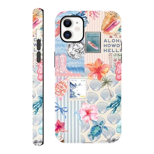 Coque iPhone 11 fleur hibiscus fine antichoc et esthétique pour protection océan