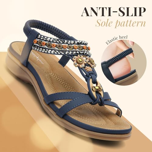 Littleplum Women's Arch Support Bohemian Summer Sandals