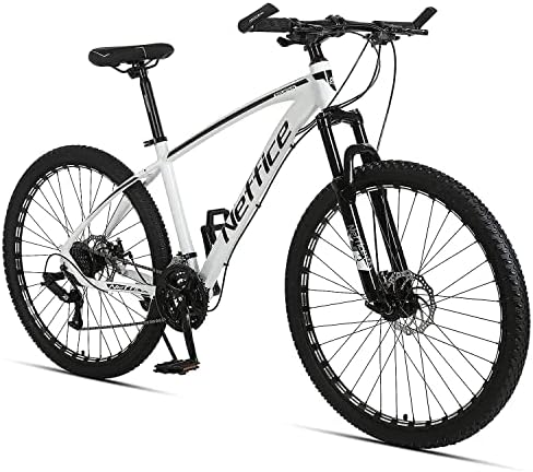 Neffice Mountain Bike Mens 27.5 Inch Wheels 24 Speed Drivetrain,All-Terrain Bicycle, High-Strength Aluminum Frame, Trigger Shift, Multiple Colors